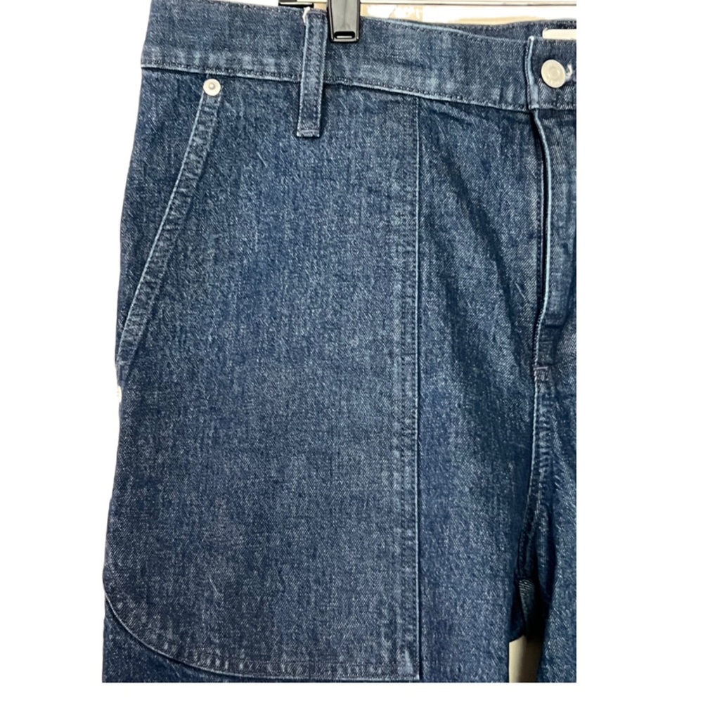 J Crew High-rise patch pocket straight-leg jean in indigo - Picture 3 of 9